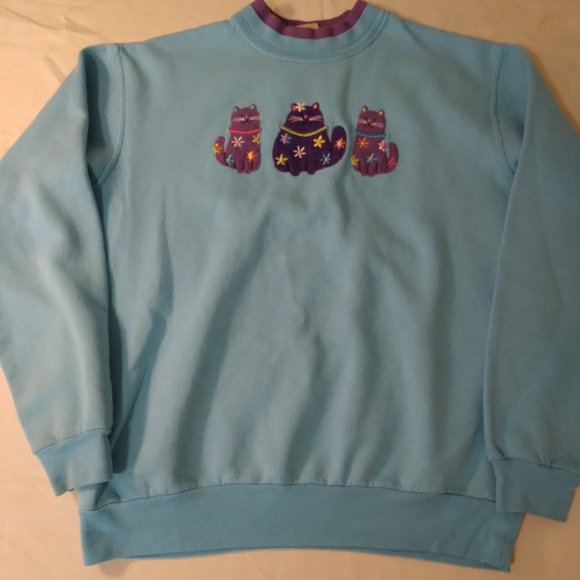 Morning sun embroidered sweatshirts Clearance